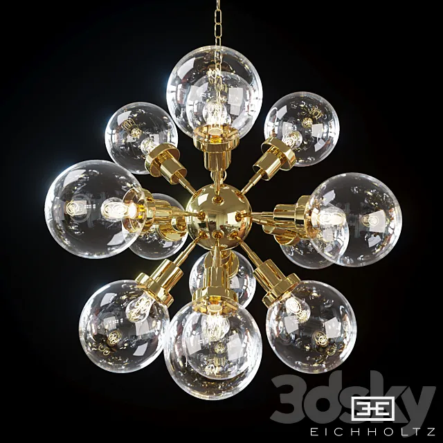 Eichholtz Chandelier Ludlow 3DModel Eichholtz Chandelier Ludlow 3DModel