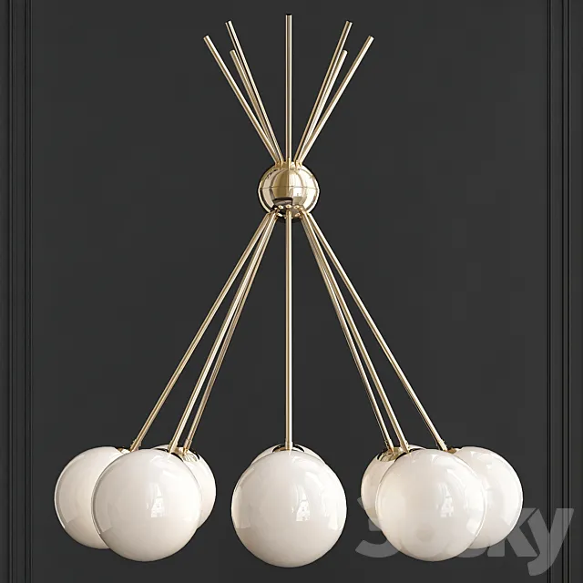 Eichholtz CHANDELIER LUXOR 3D Model