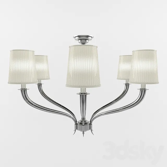 EICHHOLTZ chandelier mayflower 6 light 3DModel EICHHOLTZ chandelier mayflower 6 light 3DModel