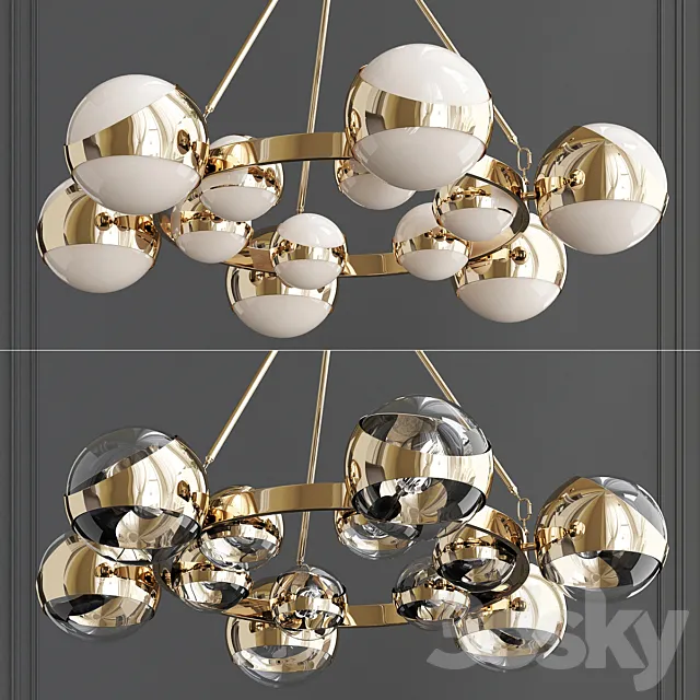 Eichholtz CHANDELIER PIAZETTA 3D Model