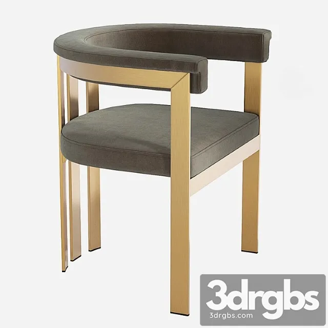 Eichholtz clubhouse dining chair 2 3D Model Download Eichholtz clubhouse dining chair 2 3D Model Download