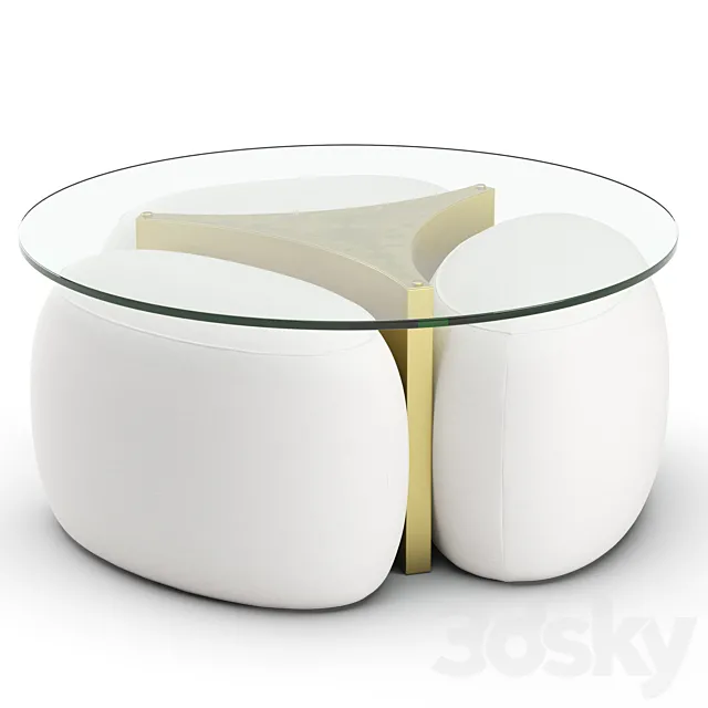 Eichholtz Coffee Table Modus 3D Model