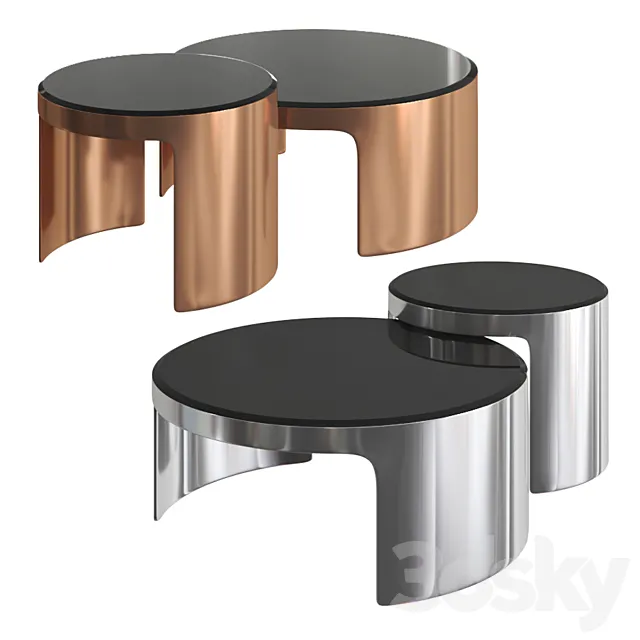 Eichholtz – Coffee Table Piemonte set of 2 3DModel