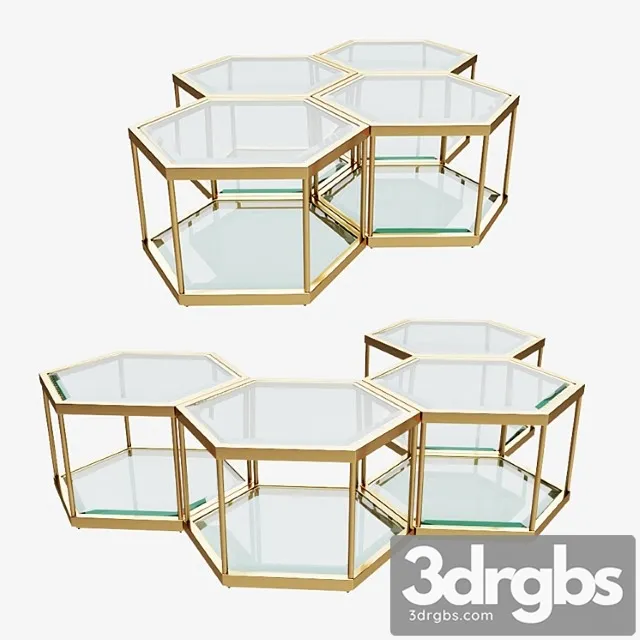 Eichholtz coffee table sax 2 3D Model Download