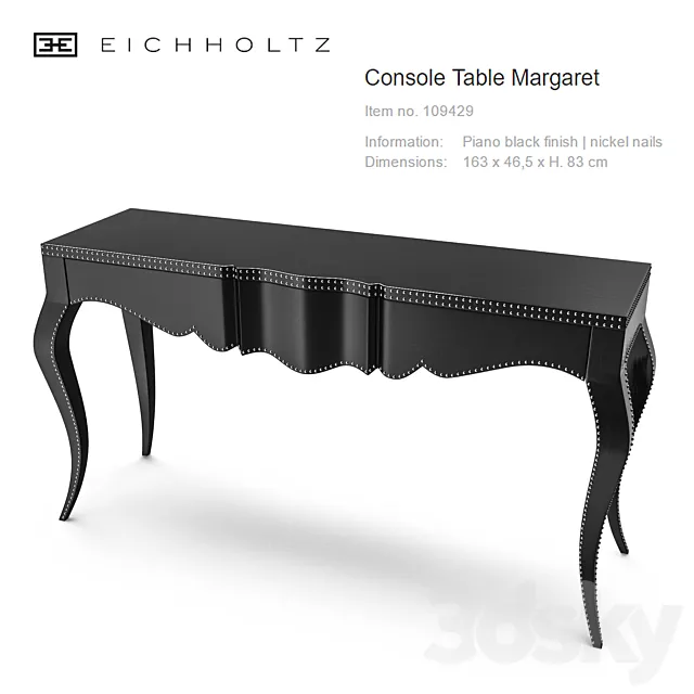 Eichholtz Console Table Margaret 3D Model Eichholtz Console Table Margaret 3D Model