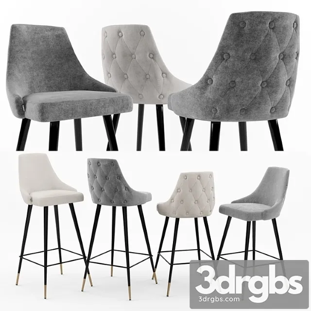 Eichholtz. counter stool cedro 2 3D Model Download Eichholtz. counter stool cedro 2 3D Model Download