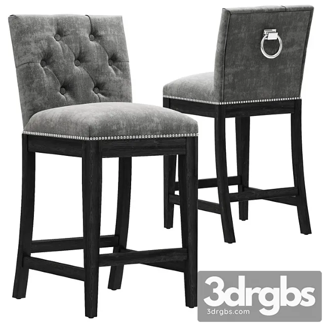 Eichholtz Counter Stool Domino 1 3D Model Download Eichholtz Counter Stool Domino 1 3D Model Download