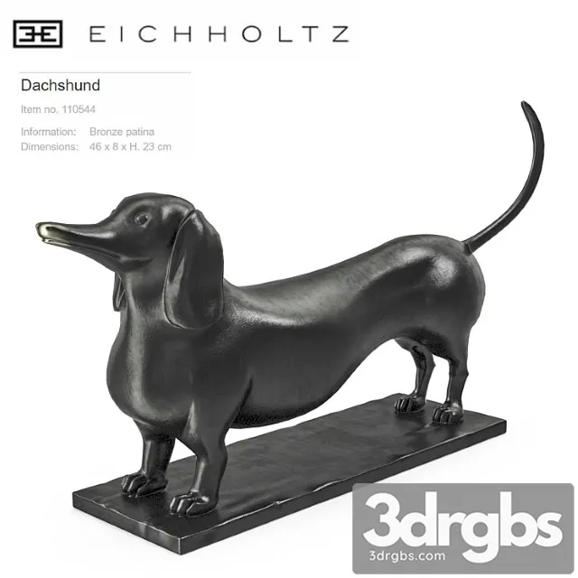 Eichholtz dachshund 3D Model Download
