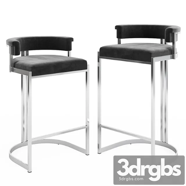 Eichholtz dante bar stool 2 3D Model Download Eichholtz dante bar stool 2 3D Model Download