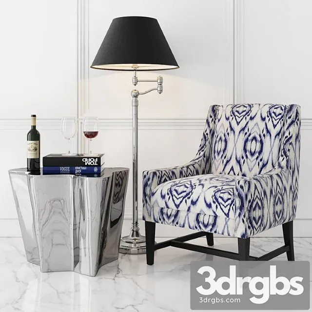 Eichholtz Decor Set 01 3D Model Download Eichholtz Decor Set 01 3D Model Download