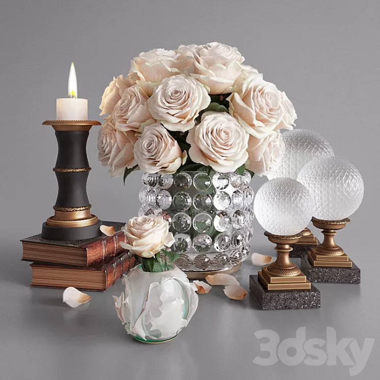 Eichholtz Decor Set 3D Model