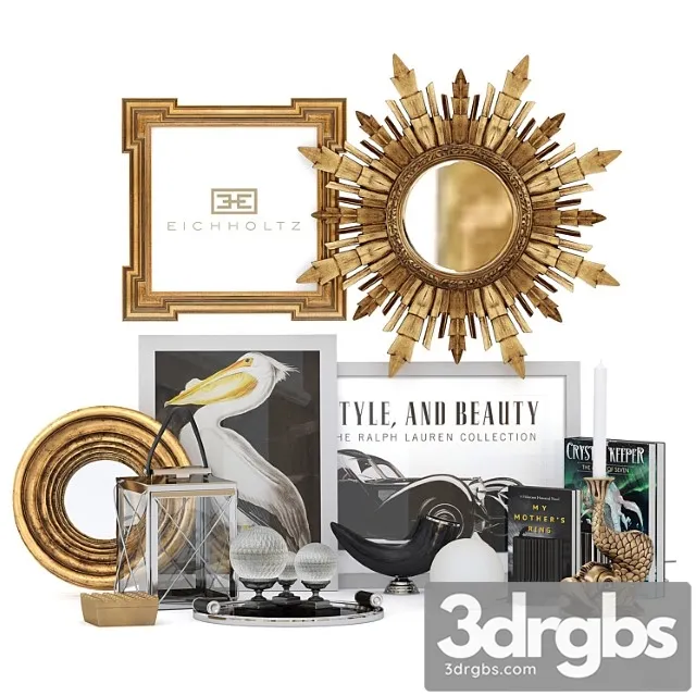 Eichholtz Decoration Set 9 3D Model Download Eichholtz Decoration Set 9 3D Model Download