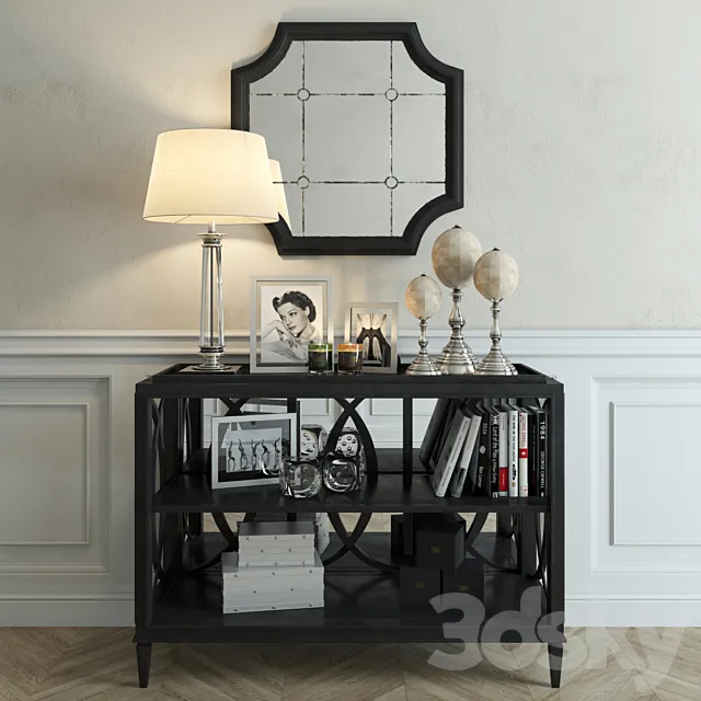 Eichholtz – Decorative set 3D Model Eichholtz – Decorative set 3D Model