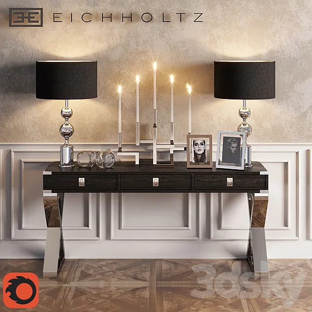 Eichholtz Decore Set 3D Model Eichholtz Decore Set 3D Model