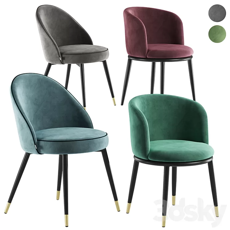 Eichholtz dining chair Cooper Filmore 3D Model