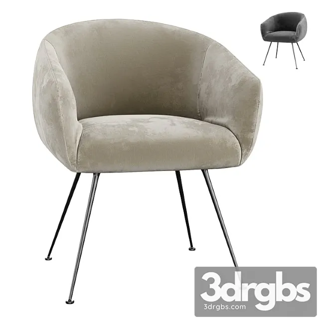 Eichholtz Dining Chair Elbury 3D Model Download Eichholtz Dining Chair Elbury 3D Model Download