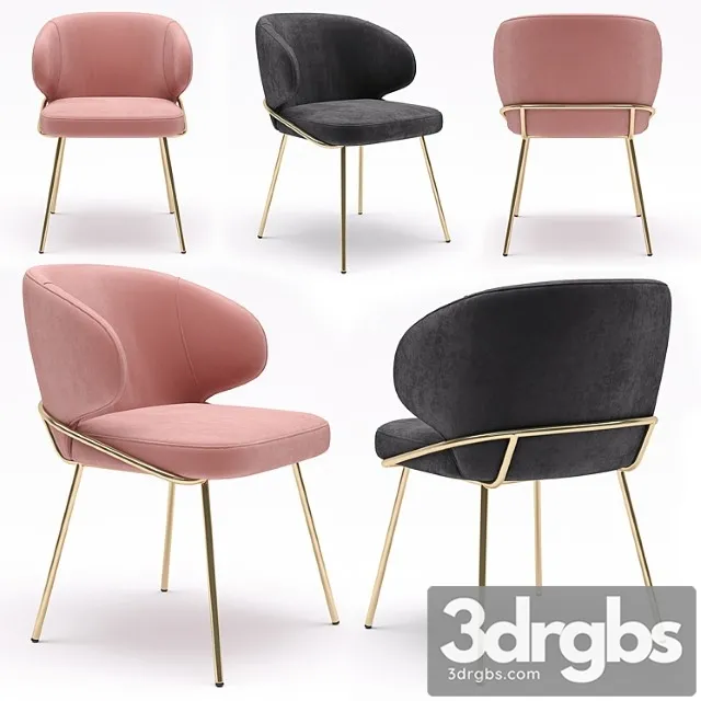 Eichholtz dining chair kinley 2 3D Model Download Eichholtz dining chair kinley 2 3D Model Download