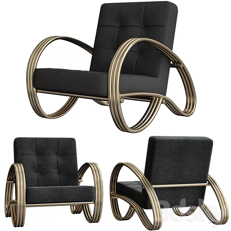 Eichholtz domani chair 3D Model