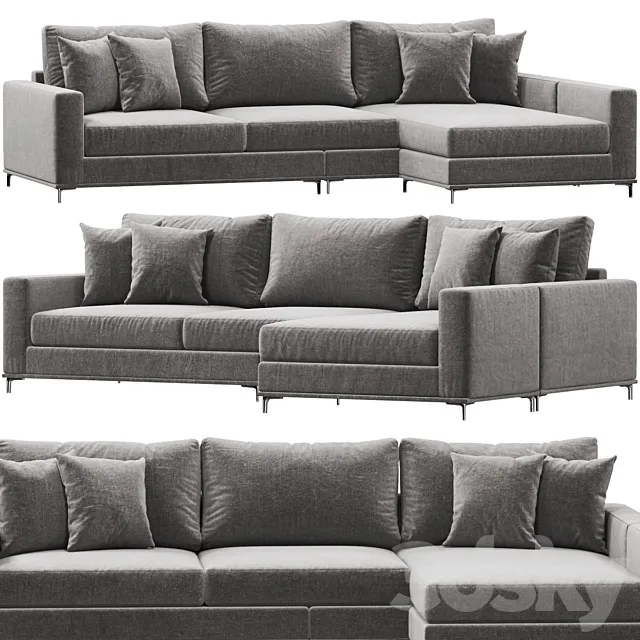 Eichholtz Feraud Lounge sofa 3D Model Eichholtz Feraud Lounge sofa 3D Model