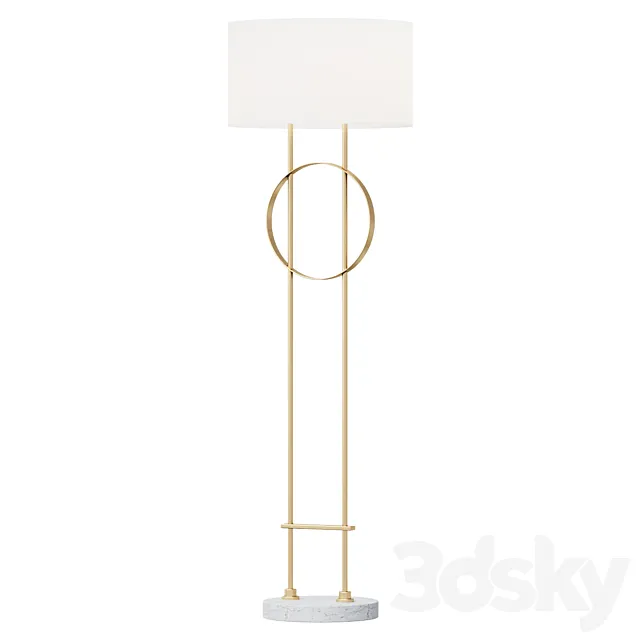 Eichholtz FLOOR LAMP KAISER floor lamp floor lamp 3D Model