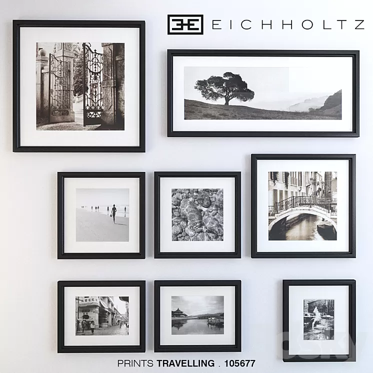 EICHHOLTZ framed prints – TRAVELLING 105677 3D Model