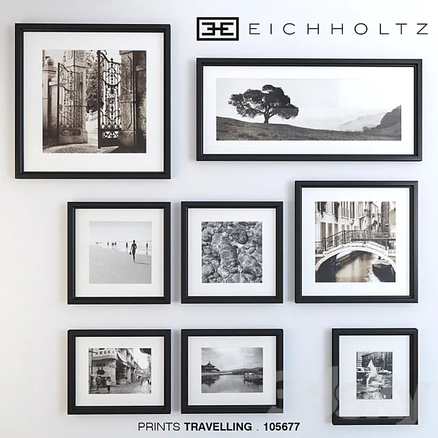 EICHHOLTZ framed prints – TRAVELLING 105677 3DModel EICHHOLTZ framed prints – TRAVELLING 105677 3DModel