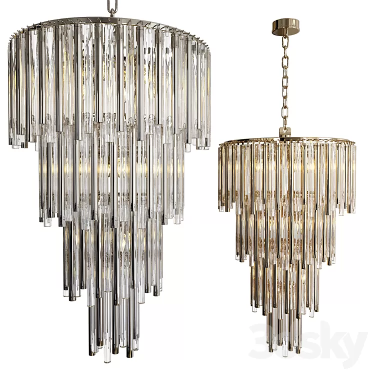 Eichholtz – Gigi L Chandelier 3D Model Eichholtz – Gigi L Chandelier 3D Model