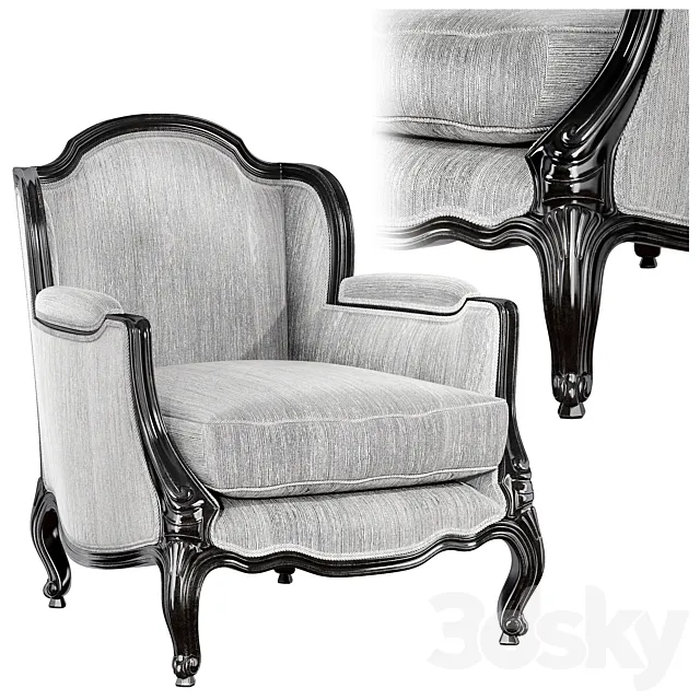 Eichholtz hillary chair 3D Model