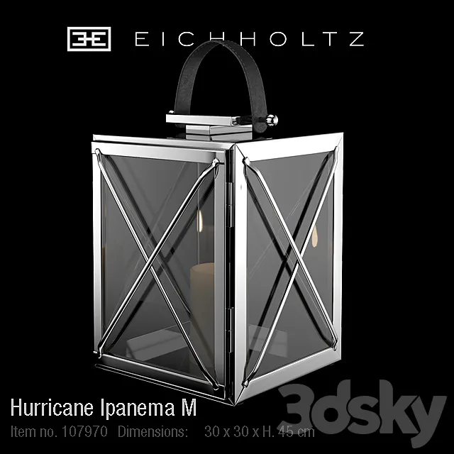 Eichholtz Ipanema M Lantern 3DModel Eichholtz Ipanema M Lantern 3DModel