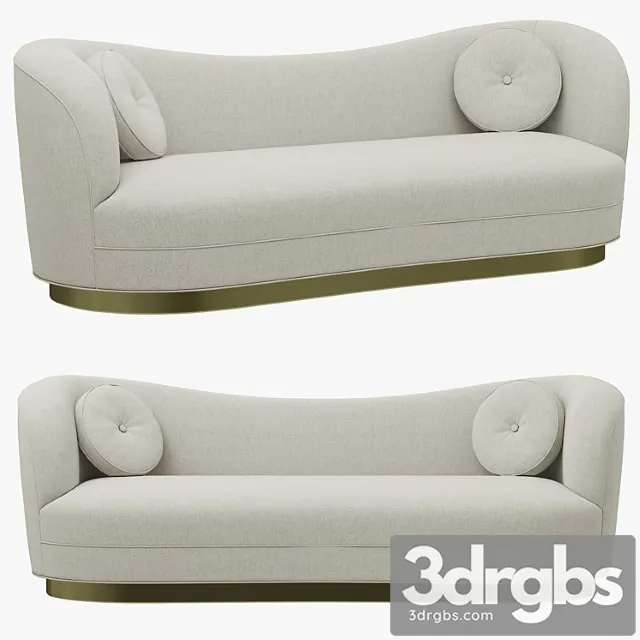 Eichholtz jackie sofa 2 3D Model Download Eichholtz jackie sofa 2 3D Model Download