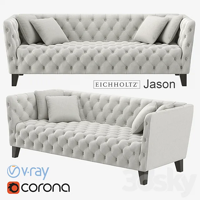 Eichholtz Jason Sofa 3D Model