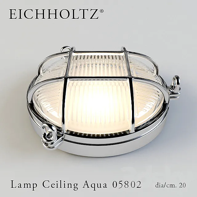 Eichholtz Lamp Ceiling Aqua 05802 3DModel