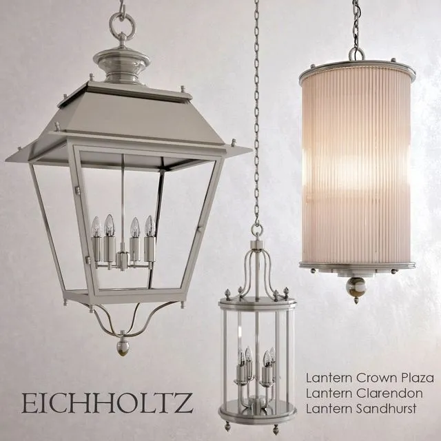 Eichholtz Lantern Crown Plaza Clarendon Sandhurst 3D Model Eichholtz Lantern Crown Plaza Clarendon Sandhurst 3D Model