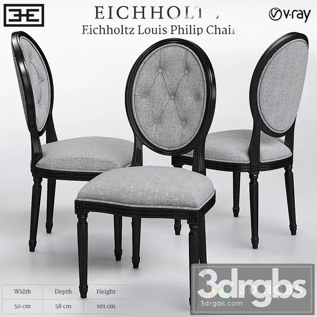 Eichholtz Louis Philip Chair 3D Model Download Eichholtz Louis Philip Chair 3D Model Download