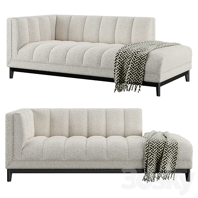 Eichholtz Lounge Sofa Ditmar 3D Model Eichholtz Lounge Sofa Ditmar 3D Model