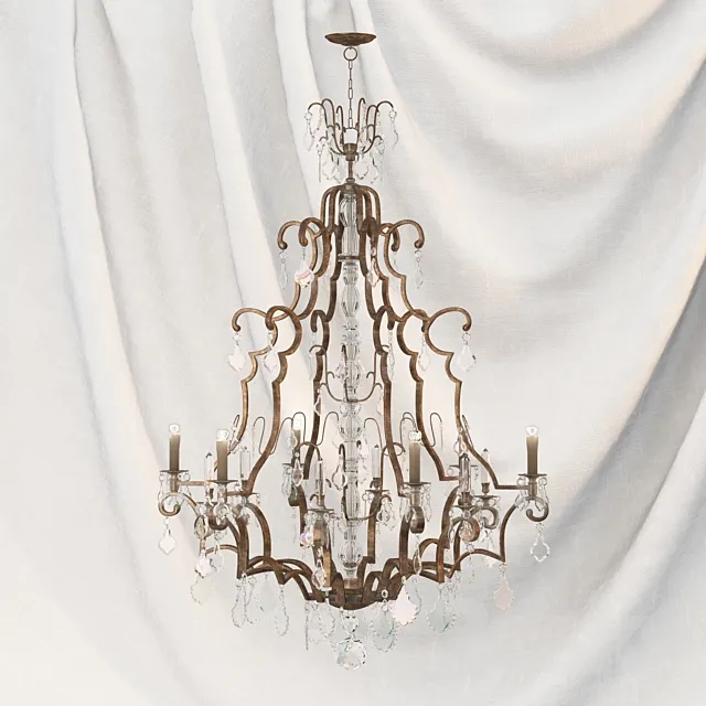 Eichholtz luster chateau de wideville 3DModel Eichholtz luster chateau de wideville 3DModel