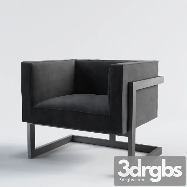 Eichholtz Mendoza Chair Black Velvet 3 3D Model Download Eichholtz Mendoza Chair Black Velvet 3 3D Model Download