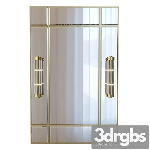 Eichholtz mirror beaumont with light 3D Model Download Eichholtz mirror beaumont with light 3D Model Download