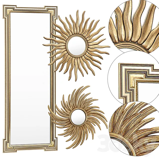 Eichholtz MIRROR COLLECTION 2 3DModel