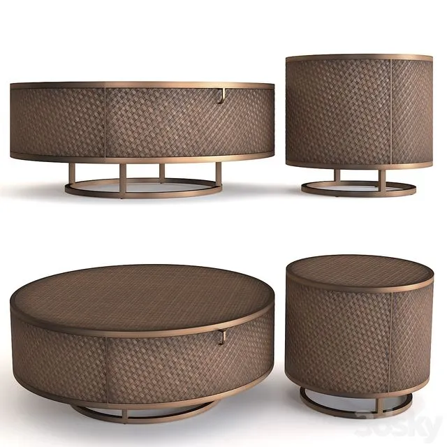 Eichholtz Napa Valley Tables 3D Model