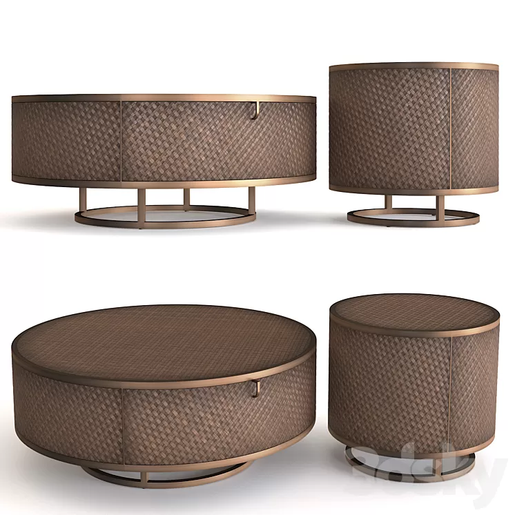 Eichholtz / Napa Valley Tables 3D Model Eichholtz / Napa Valley Tables 3D Model