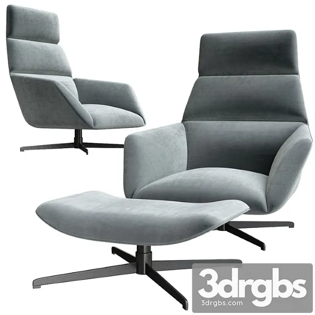 Eichholtz nautilus swivel chair and ottoman 3D Model Download Eichholtz nautilus swivel chair and ottoman 3D Model Download