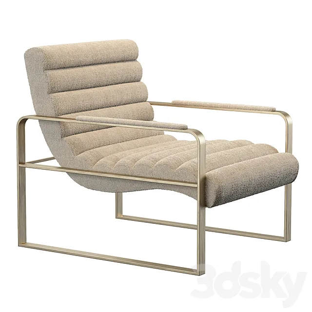 Eichholtz Olsen armchair 3D Model Eichholtz Olsen armchair 3D Model