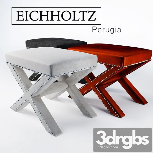 Eichholtz Perugia Stool 3D Model Download