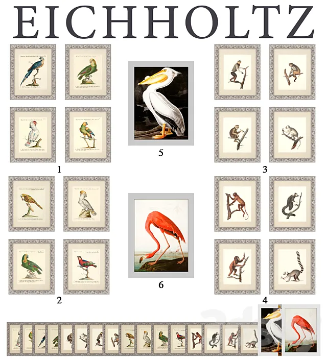 Eichholtz Prints 3D Model Eichholtz Prints 3D Model