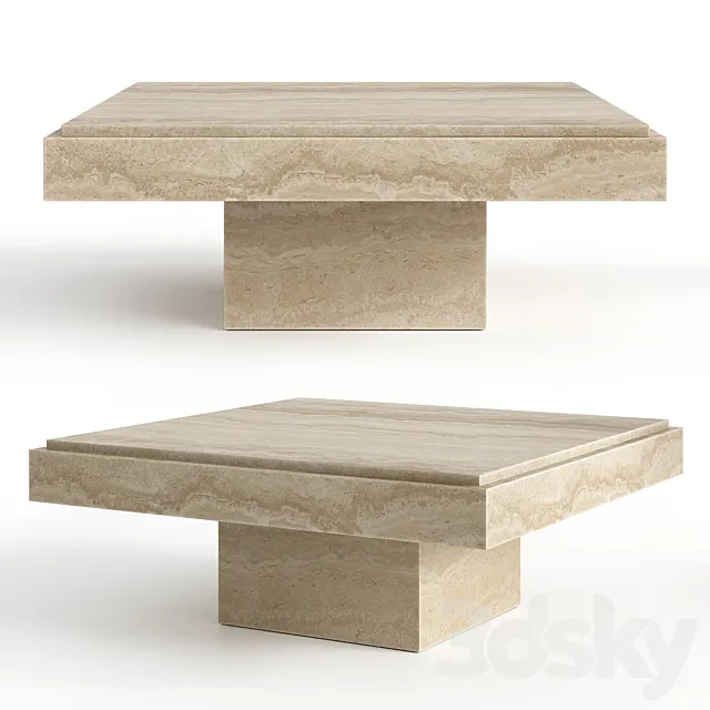 Eichholtz – Sartoria Coffee Table 3D Model Eichholtz – Sartoria Coffee Table 3D Model