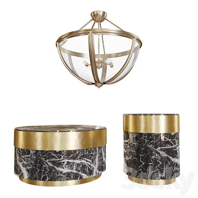 Eichholtz Set 3D Model Eichholtz Set 3D Model