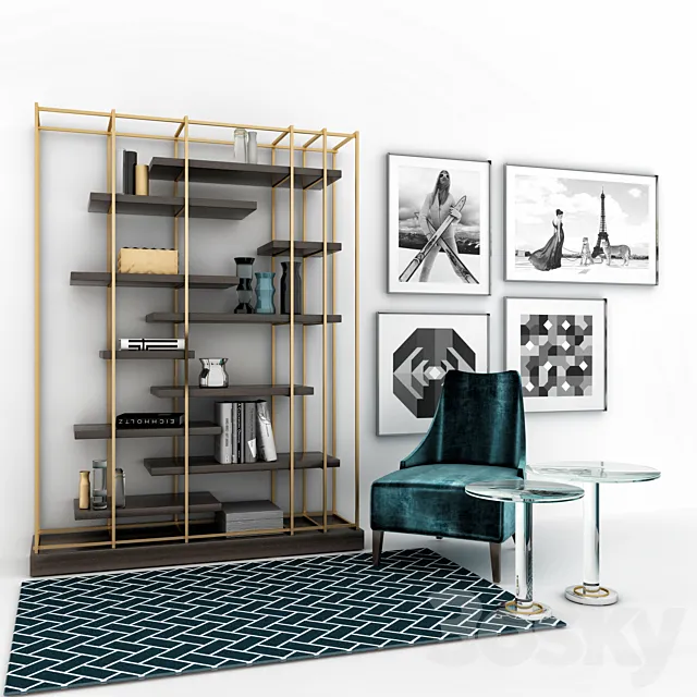 Eichholtz set 3D Model Eichholtz set 3D Model