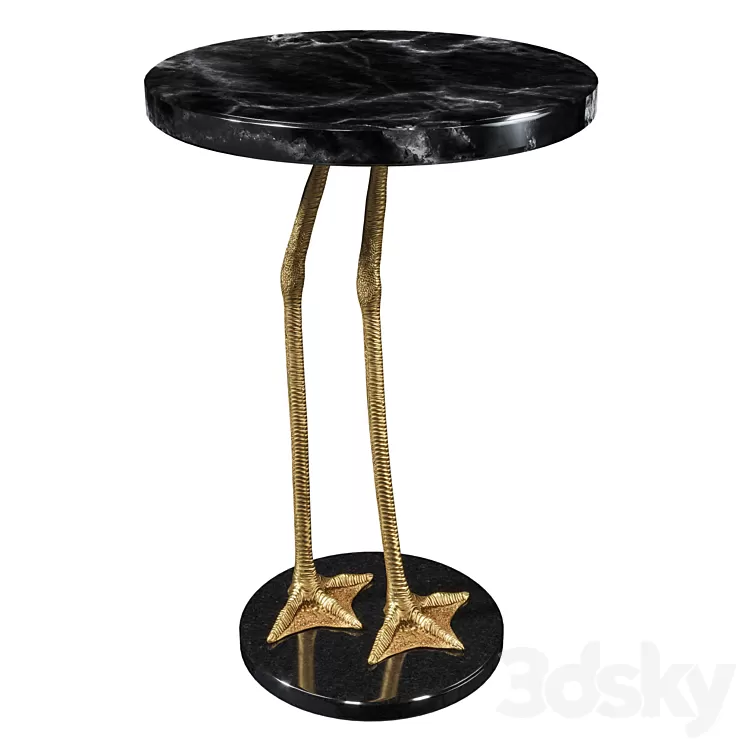 Eichholtz SIDE TABLE LAGOON 3D Model Eichholtz SIDE TABLE LAGOON 3D Model