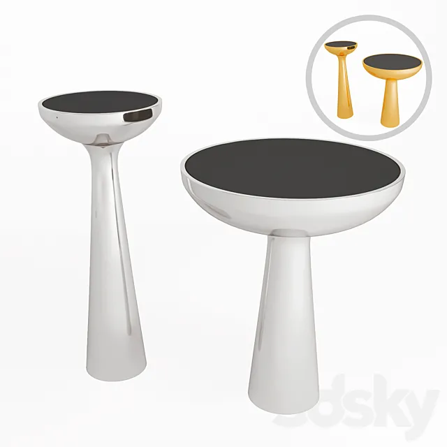 Eichholtz side table Lindos 3D Model Eichholtz side table Lindos 3D Model